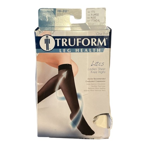 Truform - Lites Sheer Knee Highs (15-20 mmHg) - Compression XL