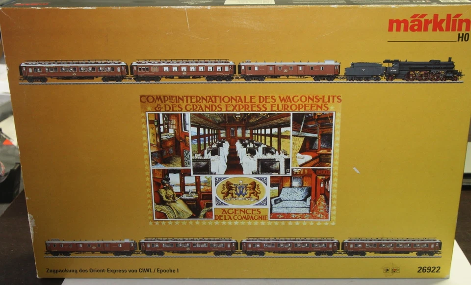 Märklin H0 26922 - Zugpackung des Orient-Express "CIWL" mfx /Sound Rauch OVP - Bild 2 von 4