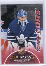 VEINI VEHVILAINEN 2021-22 Upper Deck Rookie YOUNG GUNS CANVAS #C109 MINT