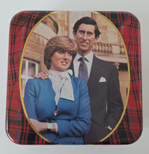 Lata de pan corto de colección Prince King Charles Lady Diana para caminantes matrimoniales