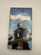MOBY DICK VHS 1956, MGM/UA 1990 GREGORY PECK, THE WHITE WHALE, NEW AND SEALED