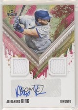 2021 Panini Diamond Kings DK Material Signatures Alejandro Kirk Auto 14zh
