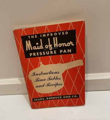 #ad Sears Maid of Honor Pressure Pan cooker Instruction book Recipes Cookbook $13.99