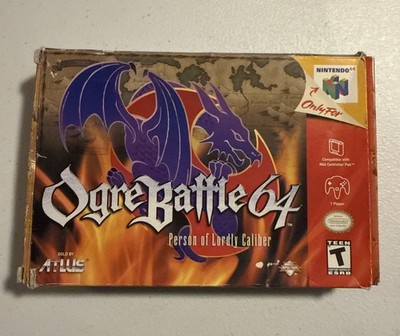 Ogre Battle 64: Person of Lordly Caliber Nintendo 64 N64 CiB Authentic Tested