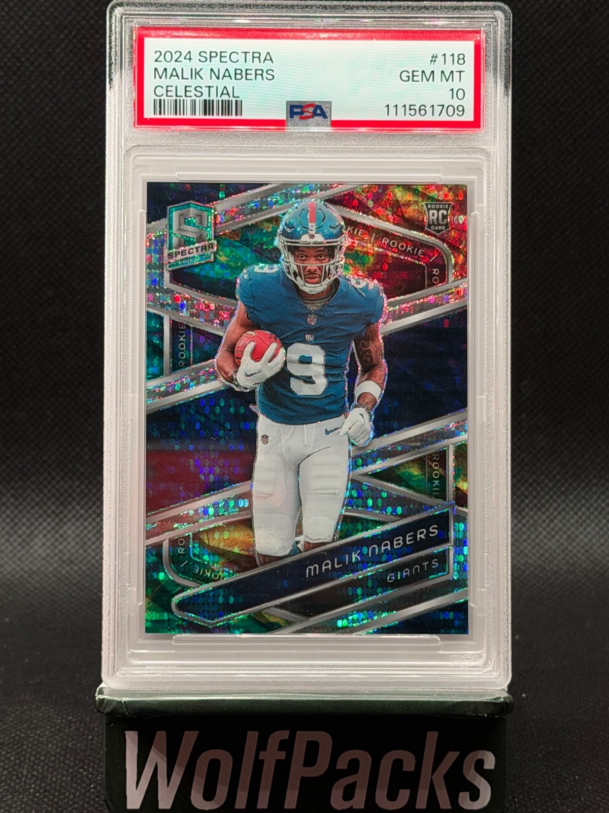 Malik Nabers Panini Spectra #118 Celestial