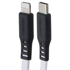 VENTEV 3.3 Foot USB-C to  (8-Pin) High Speed Flat Cable - White