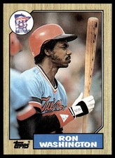 1987 Topps Ron Washington Minnesota Twins #169