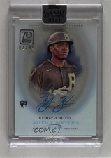 2021 Topps Clearly Authentic 2006 Allen & Ginter 82/99 Ke'Bryan Hayes Auto 0d44