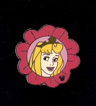 Aurora Flower Sleeping Beauty Disney Pin