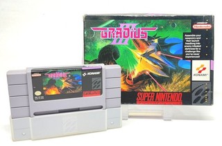 Gradius III w/ Box Super Nintendo Entertainment System SNES