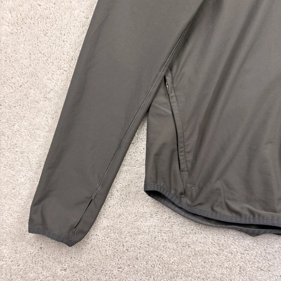 Old Navy Active Jacket Mens Size XL Gray Long Sleeve Full Zip Hooded Go Dry - Image 2 of 4