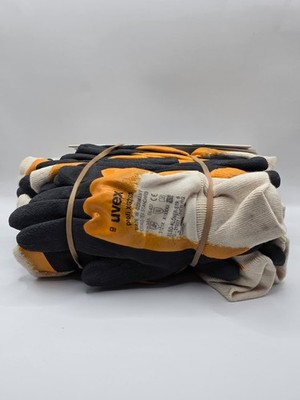 11x Uvex Professional XC27 Work Gloves - Size 6L - EN 388 - Made in DE