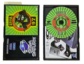 Sega Saturn Games x 3 Worldwide Soccer 97, Virtua Fighter, Sega Rally - PAL VGC