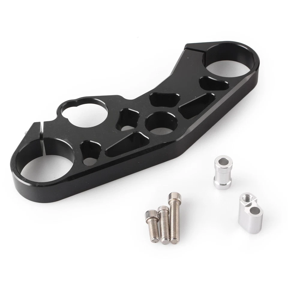 Triple Tree Front End Upper Top Clamp Fits for Suzuki GSXR 1000 K7 Black - Image 4 of 4