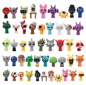 48pcs set Sprunki Model Toy Game Action Figures Toy Birthday Gift