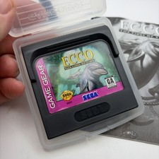 ECCO TIDES OF TIME With Manual Sega Game Gear Cart TESTED Dolphin