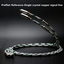 Enjoy HiFi XLR/RCA Cable Single  copper signal Line 24k Gold Plated Plug