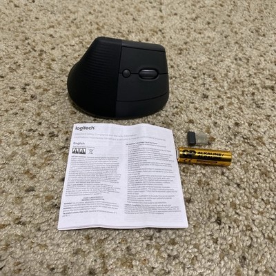 Logitech Lift Vertical Ergonomic Mouse Wireless Bluetooth Logi Bolt Graphite