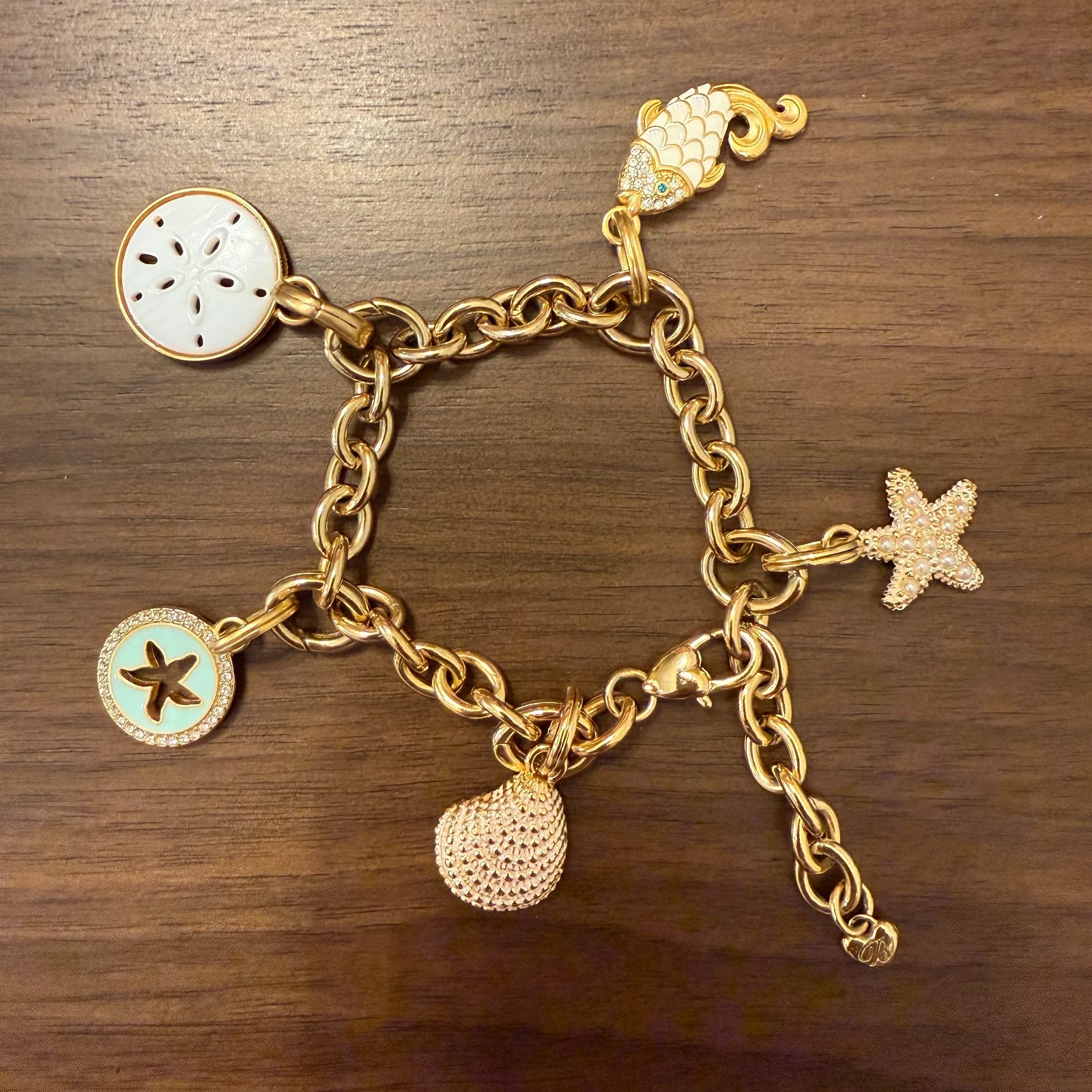 Brighton Nautical Ocean Shell Theme Silver Plated… - image 1