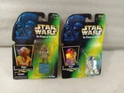 1997 Kenner Star Wars The Power of The Force Yoda R2-D2 New Sealed Lot of 2