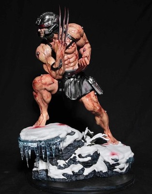 MARVEL COMIC WEAPON X WOLVERINE CUSTOM STATUE 1/4 + SIDESHOW BK | eBay