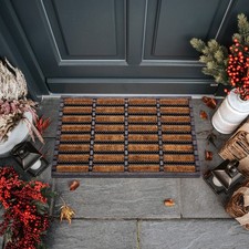Fu&szlig;matte Robust Fu&szlig;abtreter Schmutzfangmatte T&uuml;rmatte f&uuml;r Innen & Au&szlig;en