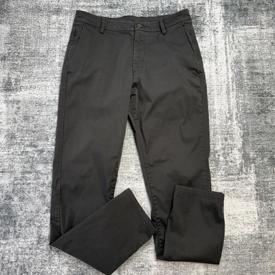Birddogs Pants Mens 32x32 Gray Unlined Performance Stretch Chino Commute Tech