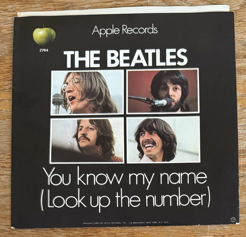 Beatles Let It Be Apple 2764 W/PS! 1st Pressing W/ Capitol Logo PS Is  NM! - Image 2 of 4