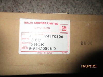 Genuine Isuzu Brake Pad Kit 8-94470806.0