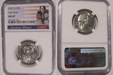 2022 S Sally Ride 25c NGC MS 67 American Women Quarter