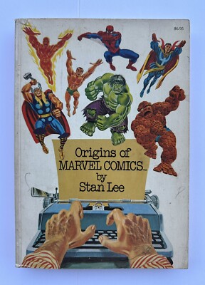 Origins of Marvel Comics by Stan Lee (Simon & Schuster Softcover, 1974)