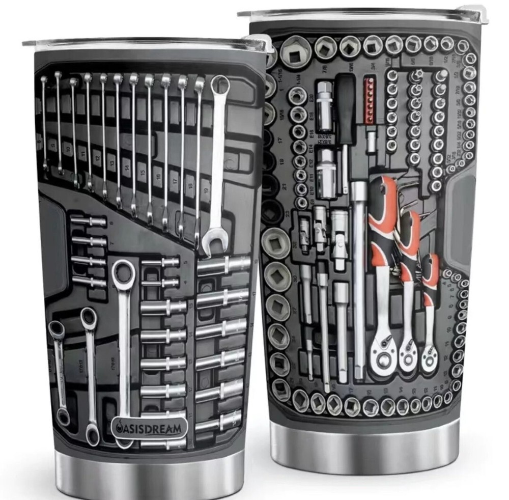 Insulated tumbler with leak-proof lid and reusable straw