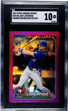 2024 Topps Chrome Update Magenta Refractor USC195 Joey Loperfido /399 SGC 10 GM