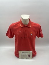 Adidas Polo Shirt Franz Beckenbauer Firmato Autogramma Nuovo S