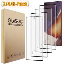 For Samsung Galaxy Note20/Note20 Ultra 5G Clear Tempered Glass Screen Protector
