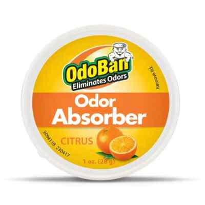 1 Oz. Citrus Solid Odor Absorber, Odor Eliminator for Smoke Odor & Musty Smell i