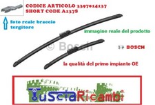 KIT 2 SPAZZOLE TERGICRISTALLO  ANTERIORI BOSCH FIAT 500 X 334 3397014137 = A137S