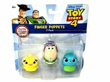 Toy Story 4 Finger Puppets Ducky Buzz LightYear Bunny 3 Pack NEW