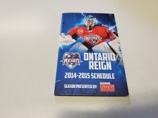 JS15 Ontario Reign 2014/15 Minor Hockey Pocket Schedule - Ontario Airport