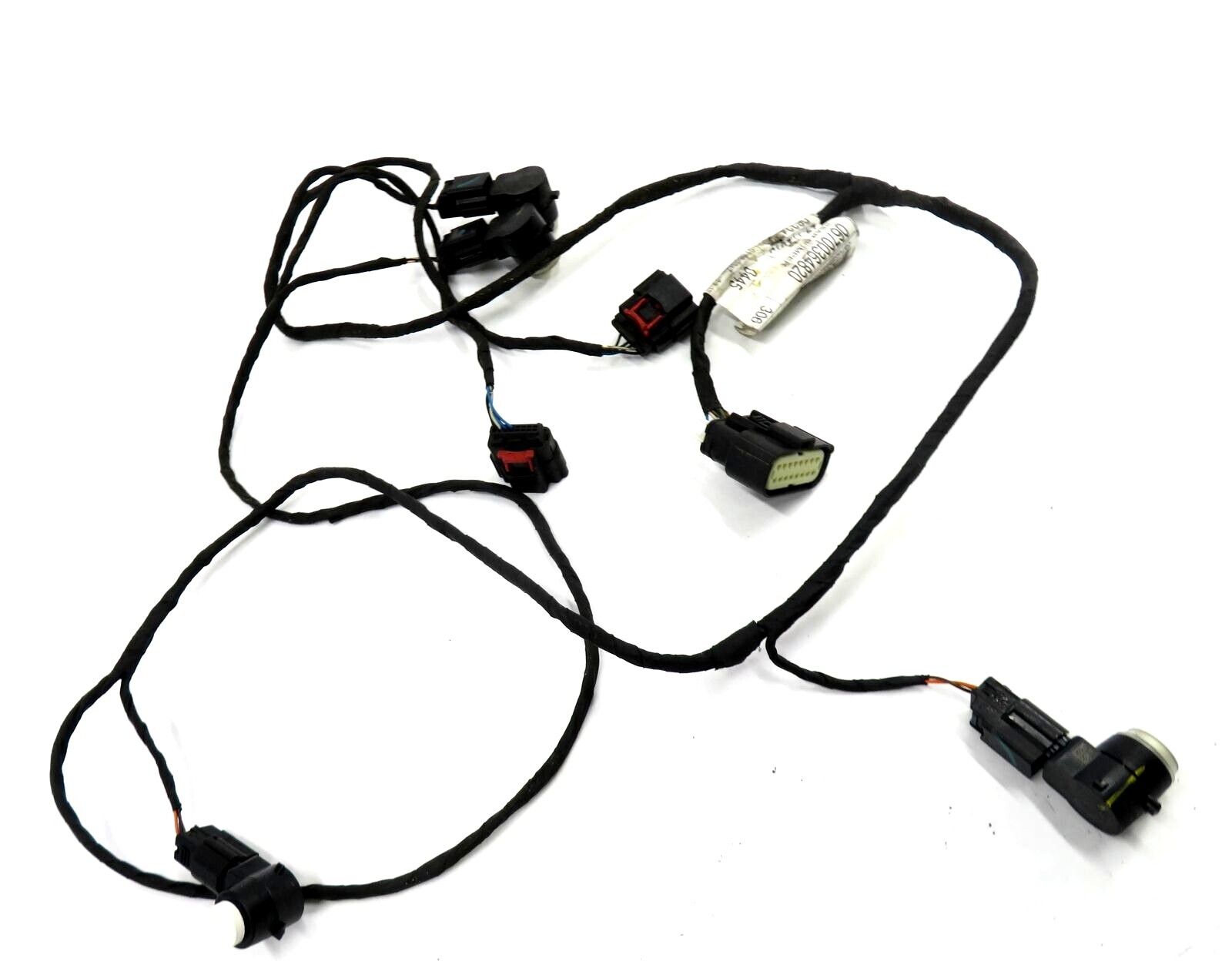 2018 MASERATI QUATTROPORTE S (M156) REAR PDC PARK SENSOR SET w/ HARNESS (WHITE)