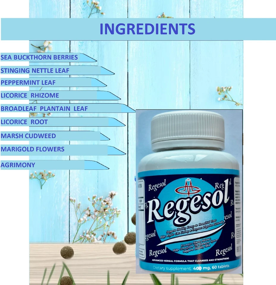 REMEDIO DE REPARACIÓN INTESTINAL FÁCIL Y PERMEABLE RESPIRATORIO VÍAS RESPIRATORIAS, DESINTOXICACIÓN PULMONAR REGALIZ Foto 3 de 4