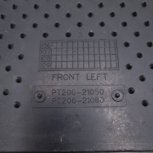 Scion TC 2004-2010 AT10 OEM Black Rubber + Carpet Front Driver Left Floor Mat - Bild 7 von 7