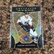 2022-23 Auston Matthews Artifacts Aurum Hockey. Unscratched.  