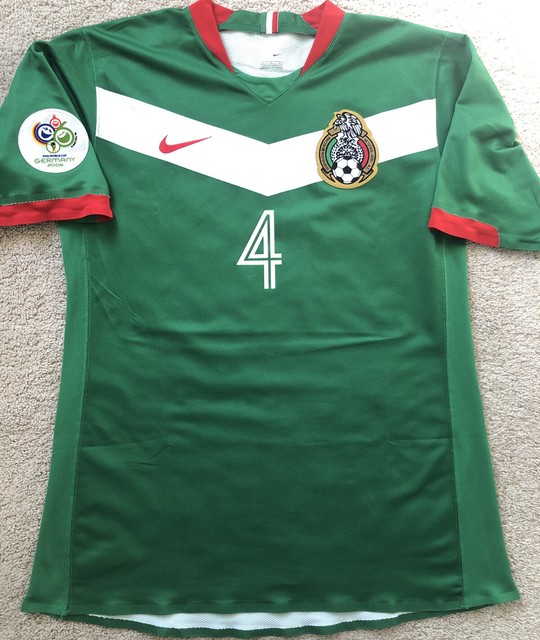Mexico Nike World Cup 2006 Rafael Marquez Player Issue Version Home Jersey Large | eBay