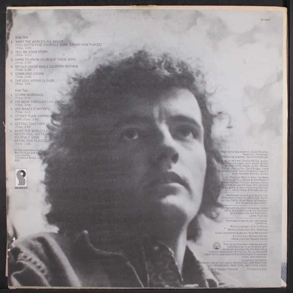 BOB RUZICKA: what the world's all about SIGNPOST 12