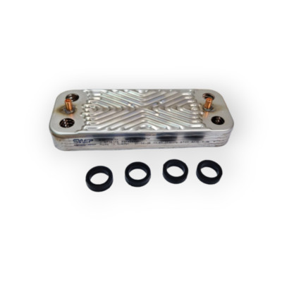 FERROLI 10 PLATE EXCHANGER 39842130 EX 37405870 BOILER DIVACONDENS F24