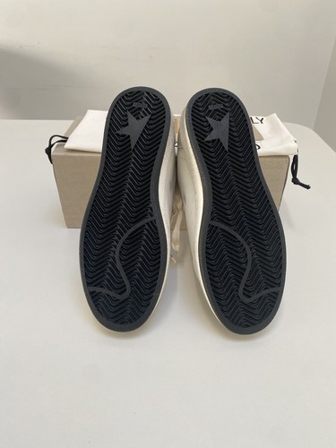 Golden Goose Ball Star Sneaker White Leather/Gold/Black Glitter sz 37 New in Box - Picture 9 of 13