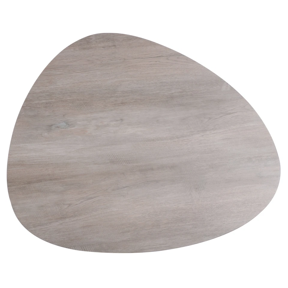 Mesa de centro trípode SAFAVIEH Berlin | Roble gris claro / Negro | Foto 4 de 4