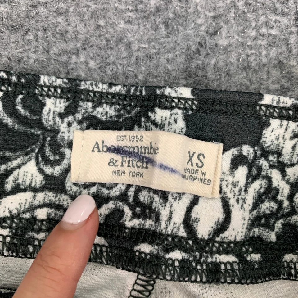 Legging Abercrombie & Fitch Mujer Extra Pequeño Multi Brocado Pull On Elástico Foto 4 de 4
