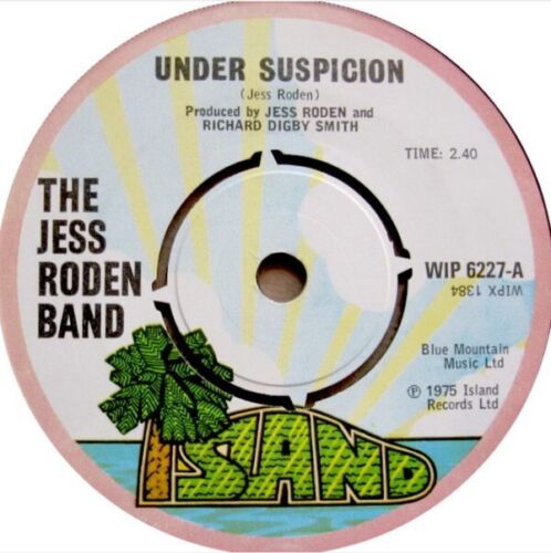 The Jess Roden Band - Under Suspicion (7") - Photo 1/2